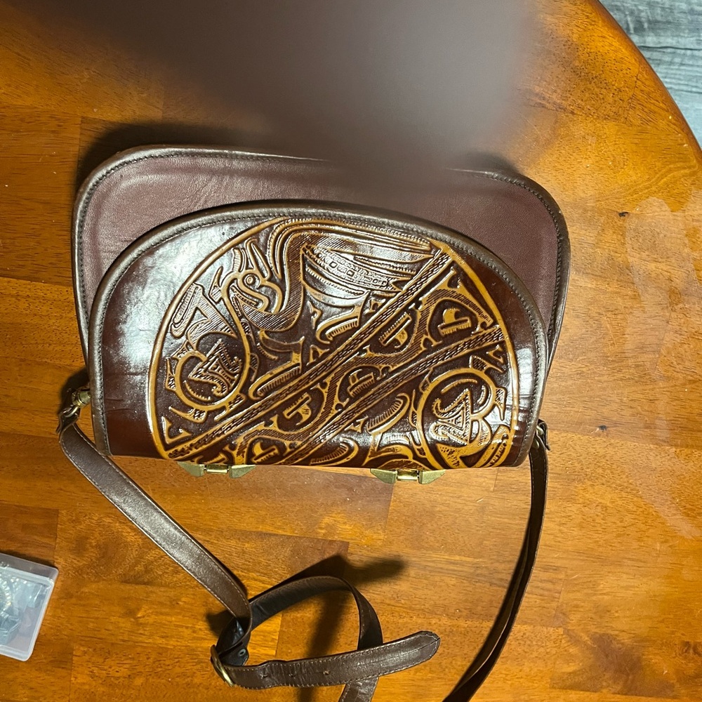 Ralph Lauren Brown Leather Bag
